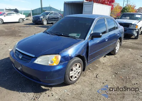 2003 Honda Civic Lx из США, поврежденный, VIN 2HGES16533H603969